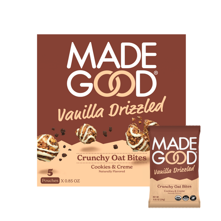 New! Cookies & Crème Vanilla Drizzled Bites (30 Count)